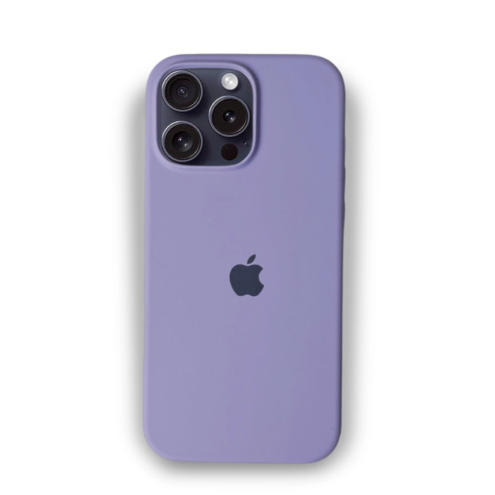 Lavender Liquid Silicone Case For Apple iPhone 16 Pro Max