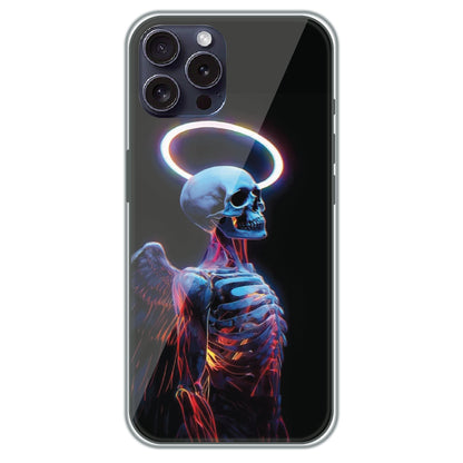 Angel Skeleton - Printed Silicone Case for Apple iPhone 16 Pro Max