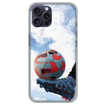 Cyber Football - Printed Silicone Case for Apple iPhone 16 Pro Max