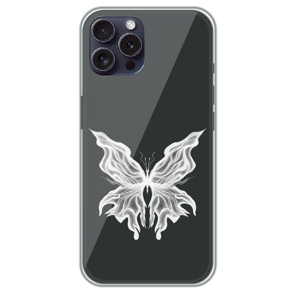 Ghost Butterfly - Printed Silicone Case for Apple iPhone 16 Pro Max