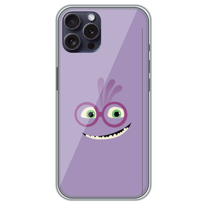 Grinning Purple Monster - Printed Silicone Case for Apple iPhone 16 Pro Max