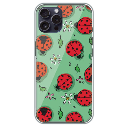 Ladybug Garden - Printed Silicone Case for Apple iPhone 16 Pro Max