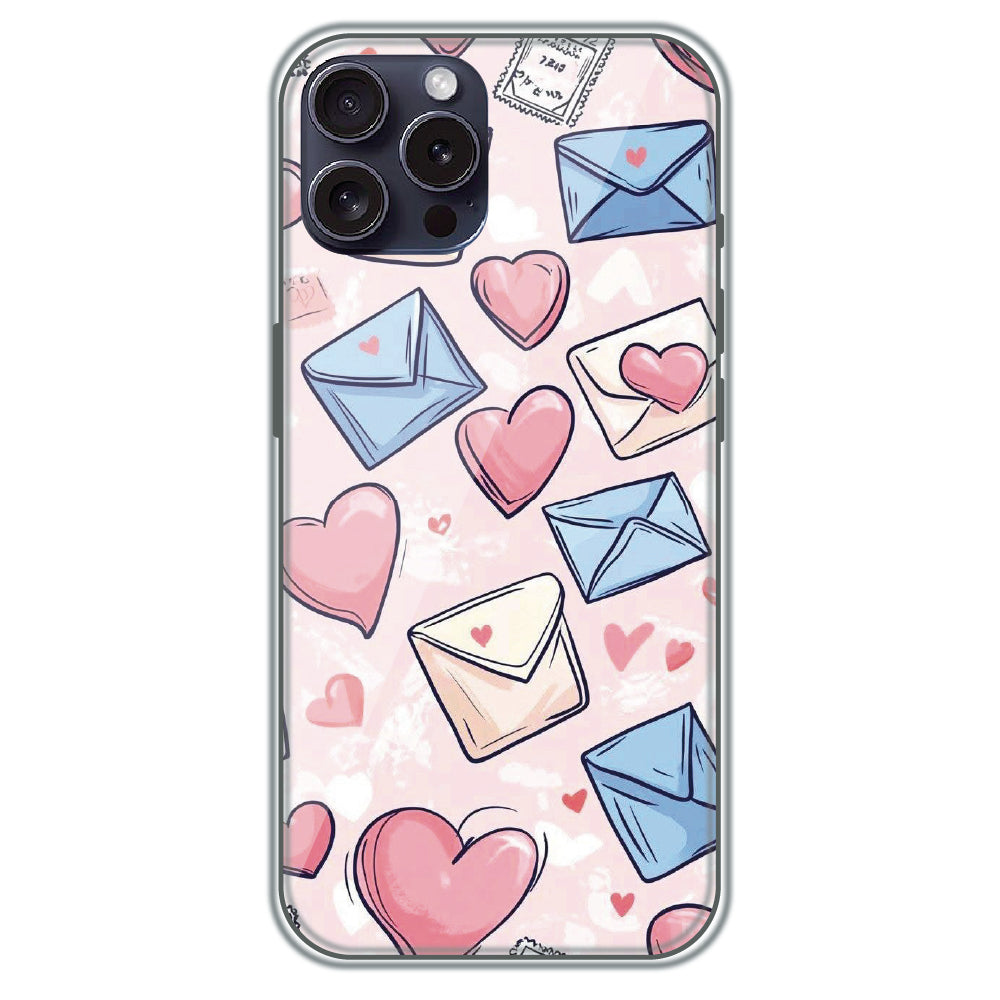 Love Letters - Printed Silicone Case for Apple iPhone 16 Pro Max