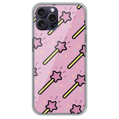 Magic Star Wands - Printed Silicone Case for Apple iPhone 16 Pro Max