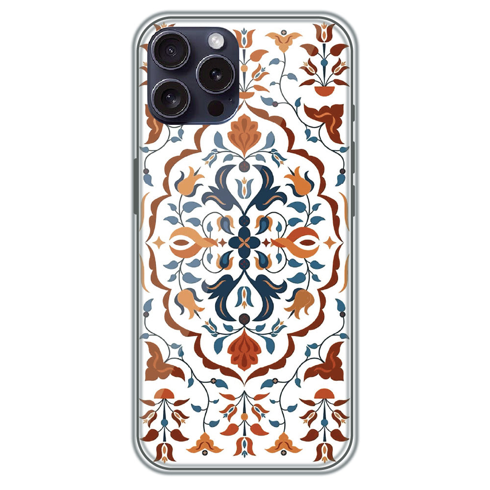 Ottoman Floral Medallion - Printed Silicone Case for Apple iPhone 16 Pro Max