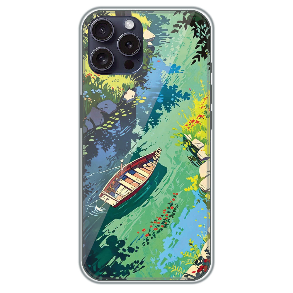 River Journey - Printed Silicone Case for Apple iPhone 16 Pro Max