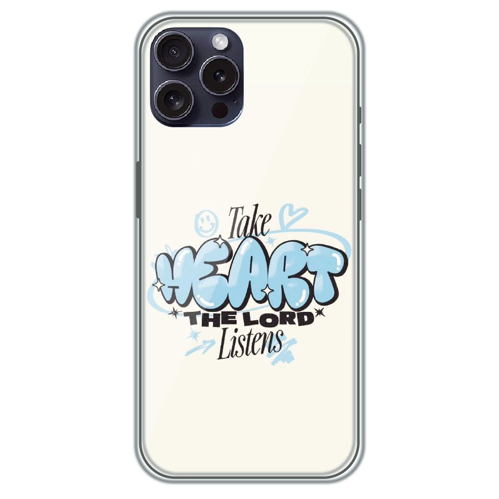 Take Heart - Printed Silicone Case for Apple iPhone 16 Pro Max
