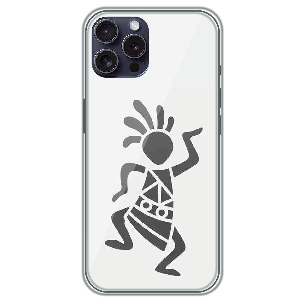Tribal Dancer - Printed Silicone Case for Apple iPhone 16 Pro Max