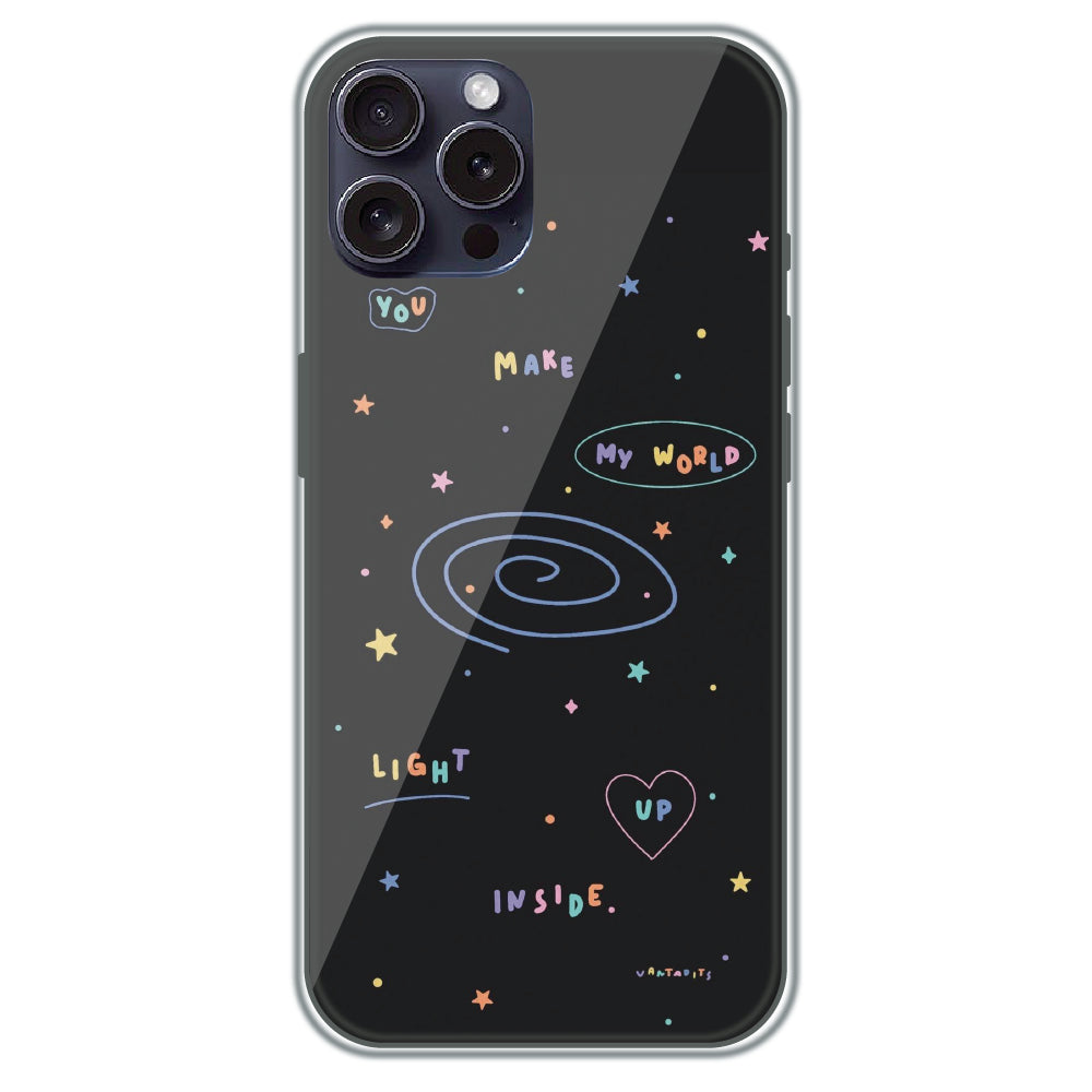 You Light Up My World - Printed Silicone Case for Apple iPhone 16 Pro Max
