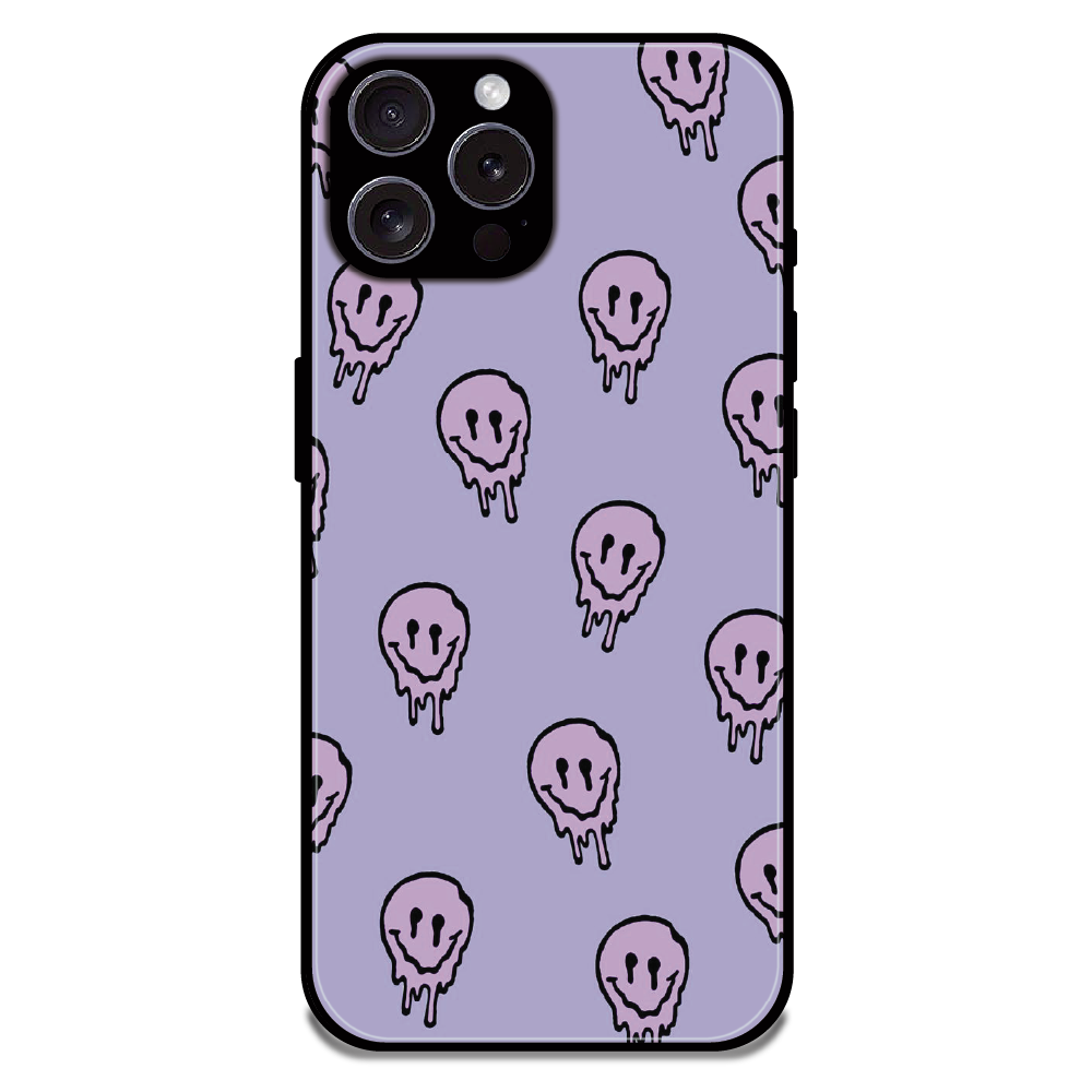 Funny Ghost - Glossy Metal Silicone Case For Apple iPhone 16 Pro Max
