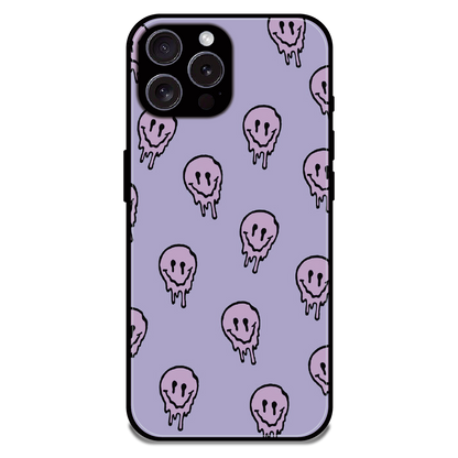 Funny Ghost - Glossy Metal Silicone Case For Apple iPhone 16 Pro Max