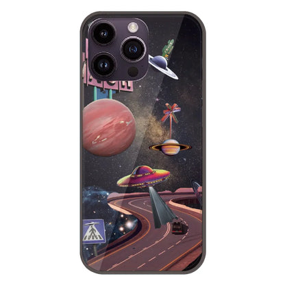 Cosmic Aesthetic - Printed Silicone Case For Apple iPhone 16 Pro Max