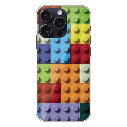 3D Brick Texture - Printed Silicone Case For Apple iPhone 16 Pro
