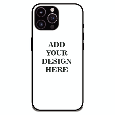 Customize Your Own Glossy Metal Silicone Case For Apple iPhone Models