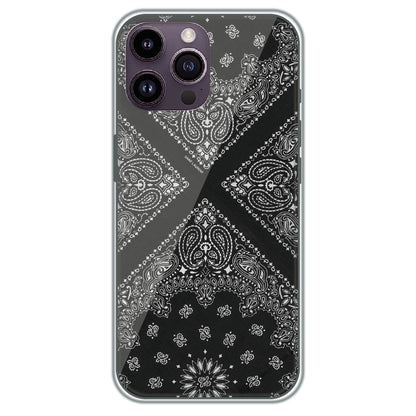 Black Bandana - Printed Silicone Case for Apple iPhone 16 Pro