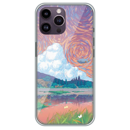 Dreamy Countryside - Printed Silicone Case for Apple iPhone 16 Pro