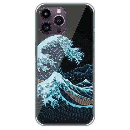 Midnight Tsunami - Printed Silicone Case for Apple iPhone 16 Pro