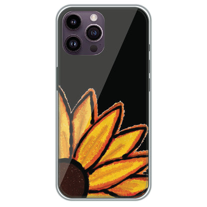 Sunflower Petals - Printed Silicone Case for Apple iPhone 16 Pro