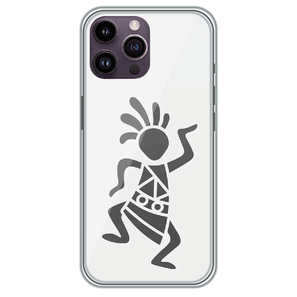 Tribal Dancer - Printed Silicone Case for Apple iPhone 16 Pro