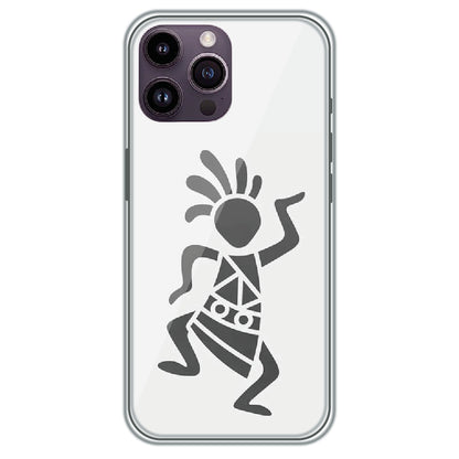 Tribal Dancer - Printed Silicone Case for Apple iPhone 16 Pro
