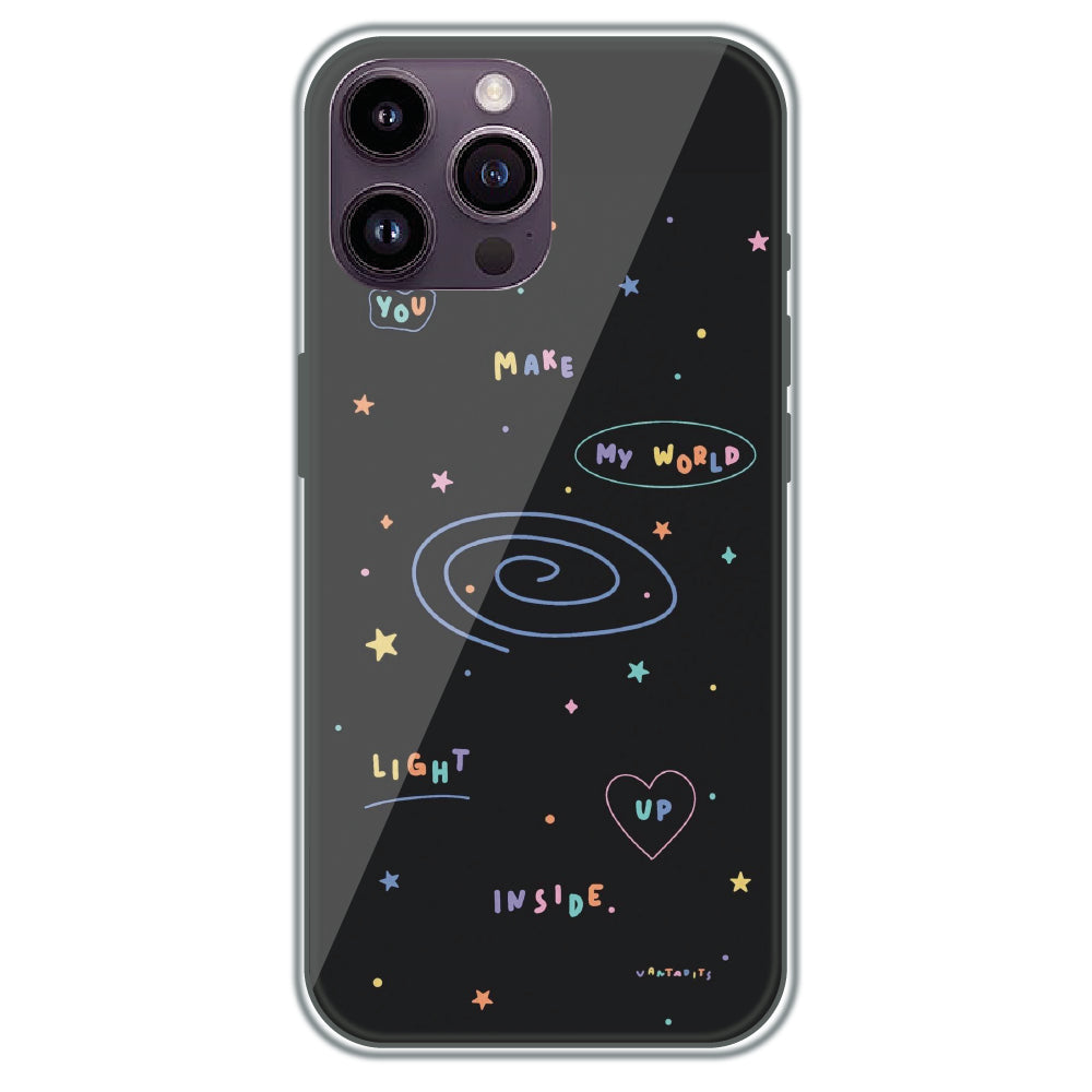 You Light Up My World - Printed Silicone Case for Apple iPhone 16 Pro