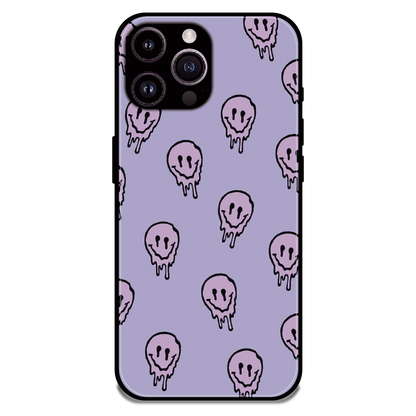 Funny Ghost - Glossy Metal Silicone Case For Apple iPhone 16 Pro