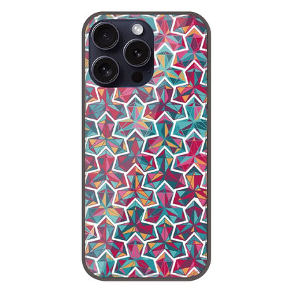 Colorful Abstract - Printed Silicone Case For Apple iPhone 16 Pro