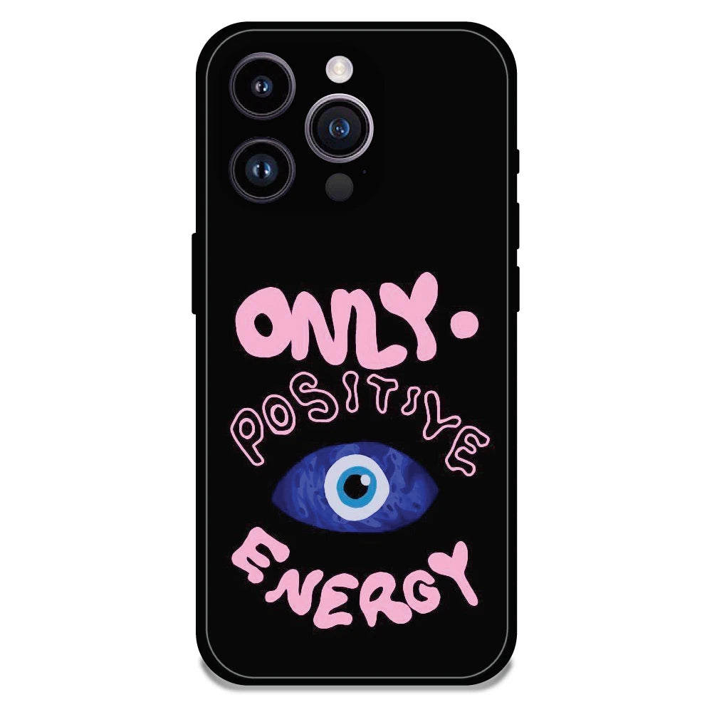 Only Positive Energy Evil Eye - Glossy Metal Silicone Case For Apple iPhone 16 Pro