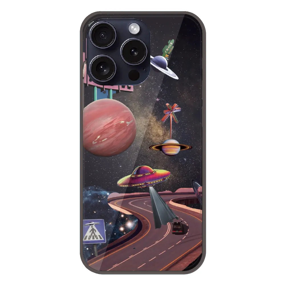 Cosmic Aesthetic - Printed Silicone Case For Apple iPhone 16 Pro
