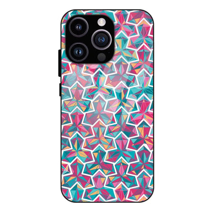Colorful Abstract - Glass Case For Apple iPhone 16 Pro