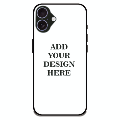 Customize Your Own Glossy Metal Silicone Case For Apple iPhone Models