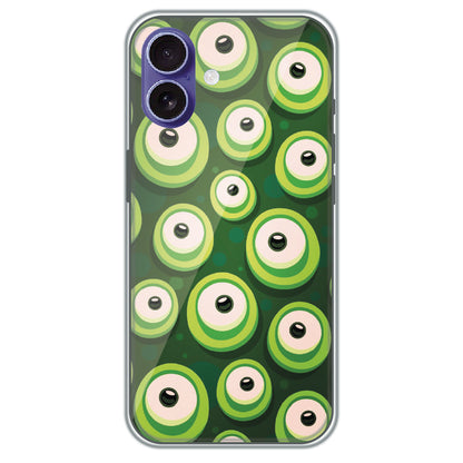 Alien Eyes - Printed Silicone Case for Apple iPhone 16