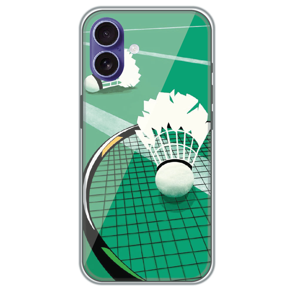 Badminton Smash - Printed Silicone Case for Apple iPhone 16