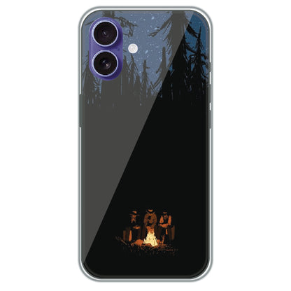 Campfire Night - Printed Silicone Case for Apple iPhone 16