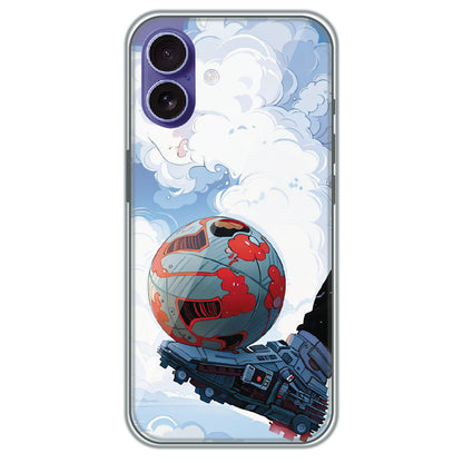 Cyber Football - Printed Silicone Case for Apple iPhone 16