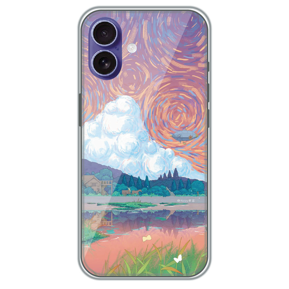 Dreamy Countryside - Printed Silicone Case for Apple iPhone 16