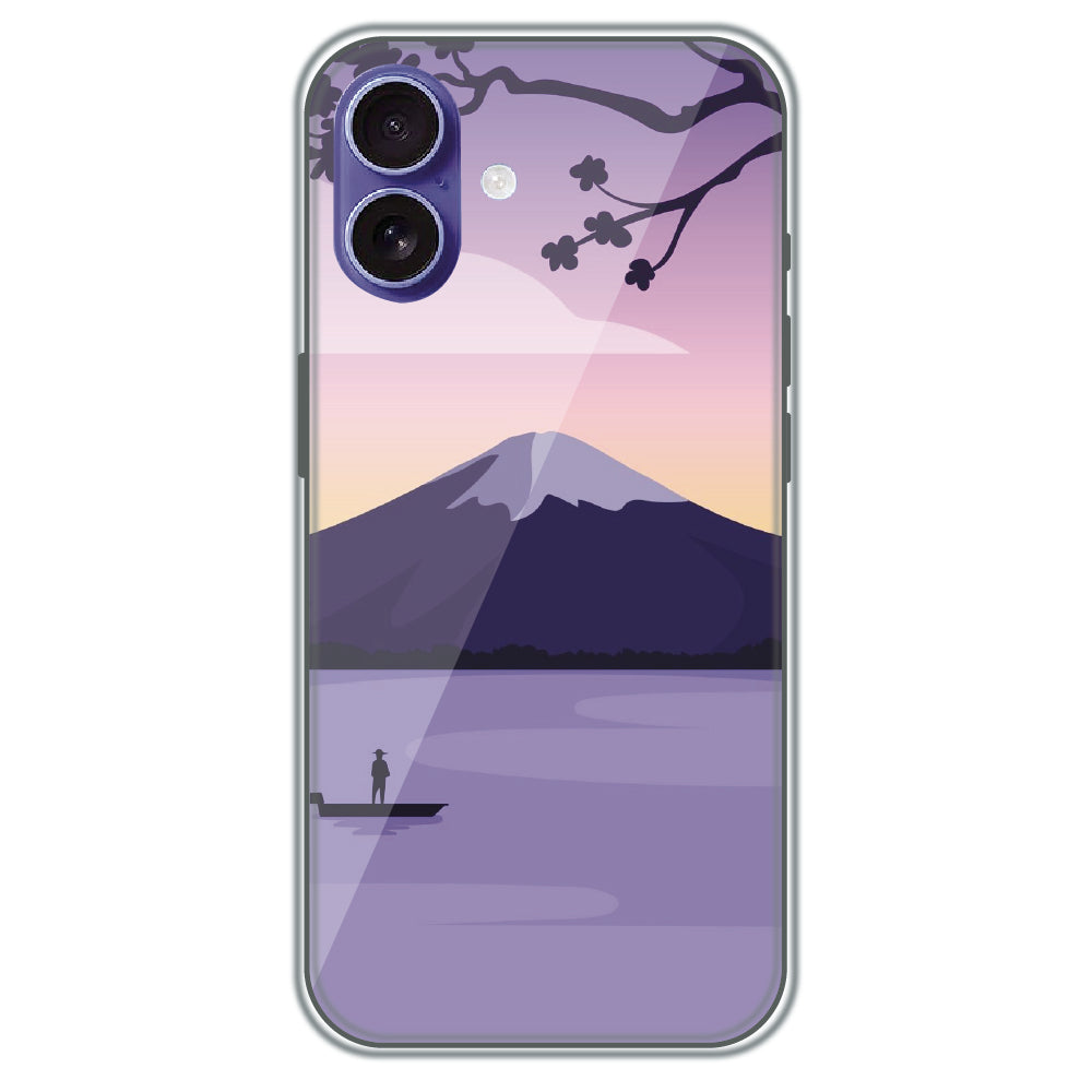 Fuji Twilight - Printed Silicone Case for Apple iPhone 16