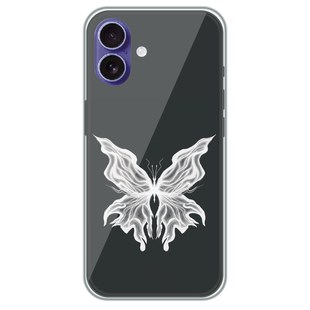 Ghost Butterfly - Printed Silicone Case for Apple iPhone 16