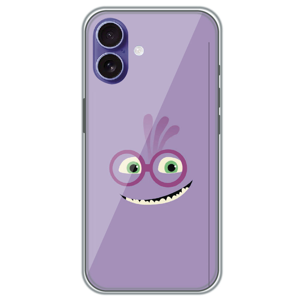 Grinning Purple Monster - Printed Silicone Case for Apple iPhone 16