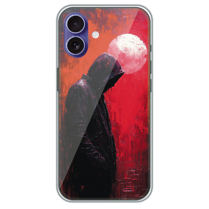 Hooded Silhouette - Printed Silicone Case for Apple iPhone 16