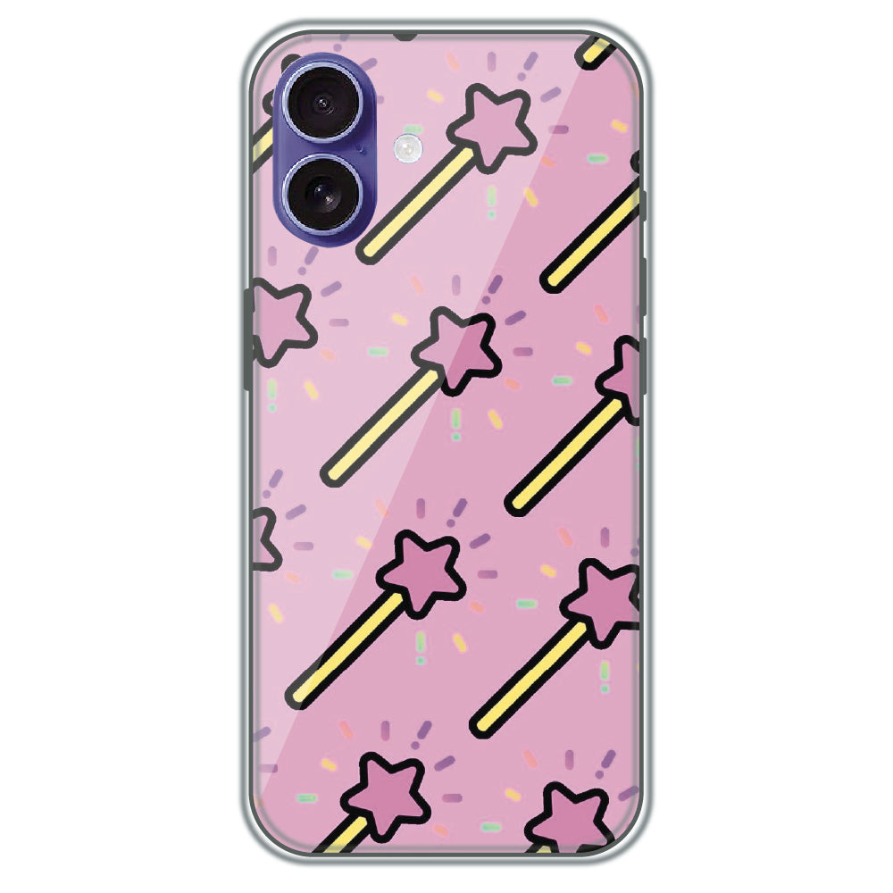 Magic Star Wands - Printed Silicone Case for Apple iPhone 16