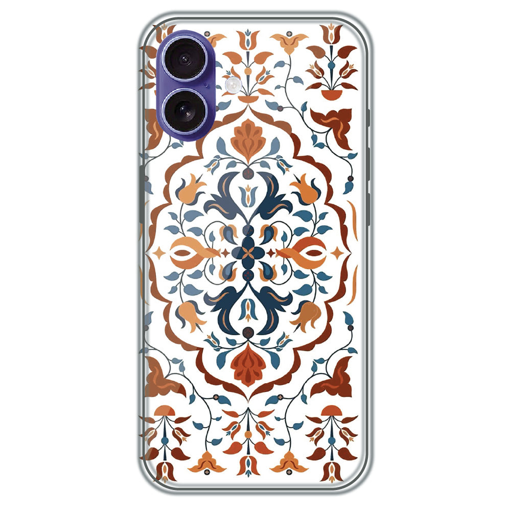 Ottoman Floral Medallion - Printed Silicone Case for Apple iPhone 16