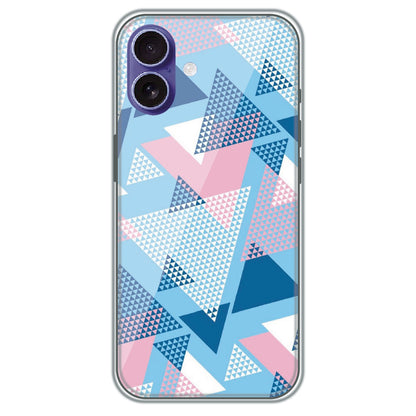 Pastel Triangles - Printed Silicone Case for Apple iPhone 16