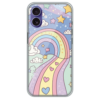 Rainbow Path - Printed Silicone Case for Apple iPhone 16