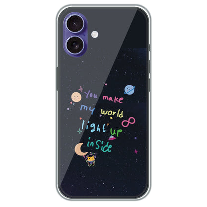 Starlight Love Note - Printed Silicone Case for Apple iPhone 16