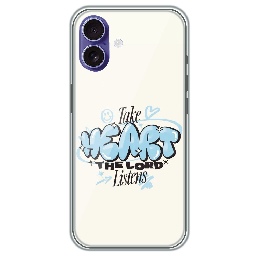 Take Heart - Printed Silicone Case for Apple iPhone 16