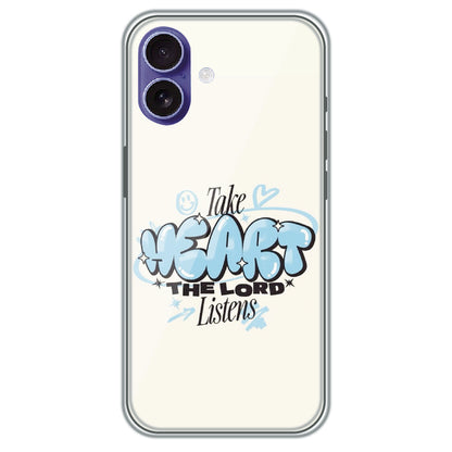 Take Heart - Printed Silicone Case for Apple iPhone 16