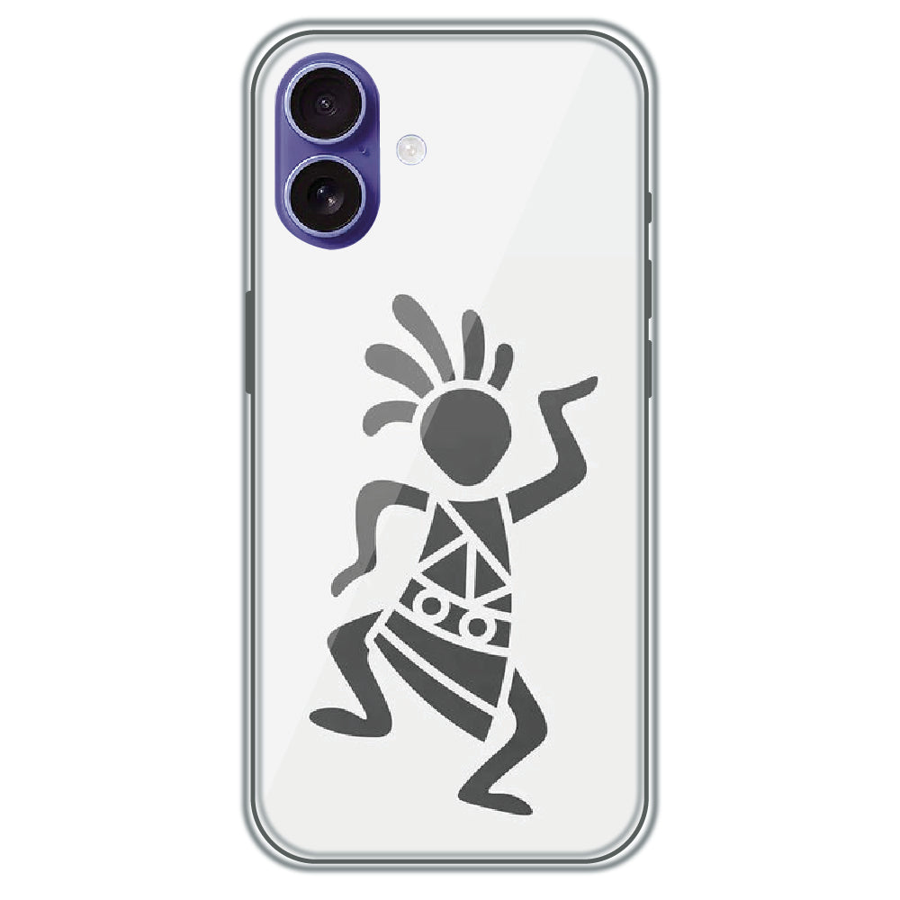 Tribal Dancer - Printed Silicone Case for Apple iPhone 16
