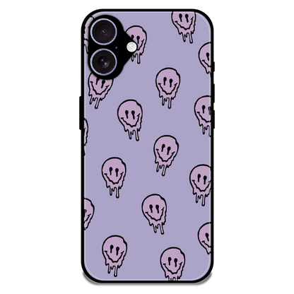 Funny Ghost - Glossy Metal Silicone Case For Apple iPhone 16