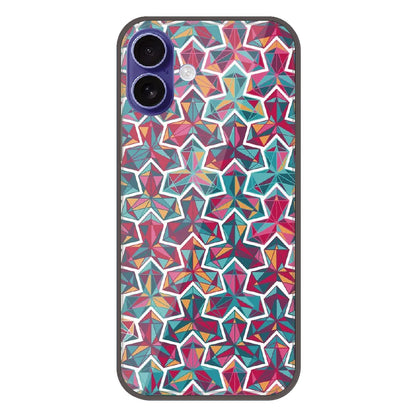 Colorful Abstract - Printed Silicone Case For Apple iPhone 16